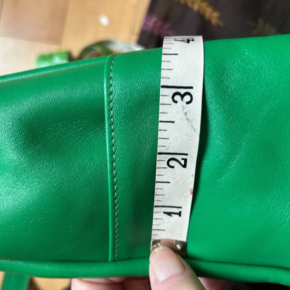 Green leather bag. - Picture 8 of 8